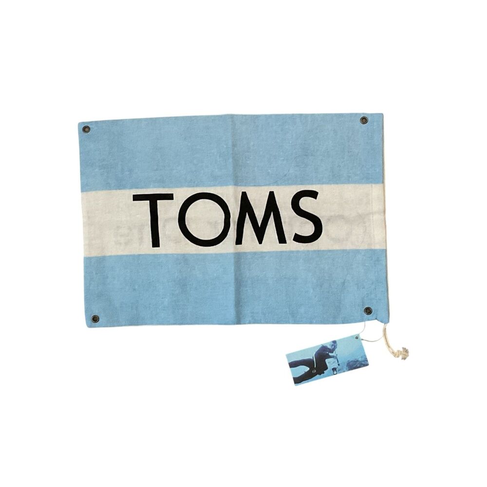 5 for $25 Authentic TOMS Shoe Bag & Flag Accessory